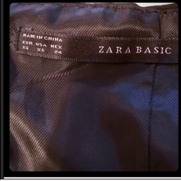 Zara  basic chiffon dress size extra small - Picture 7 of 8